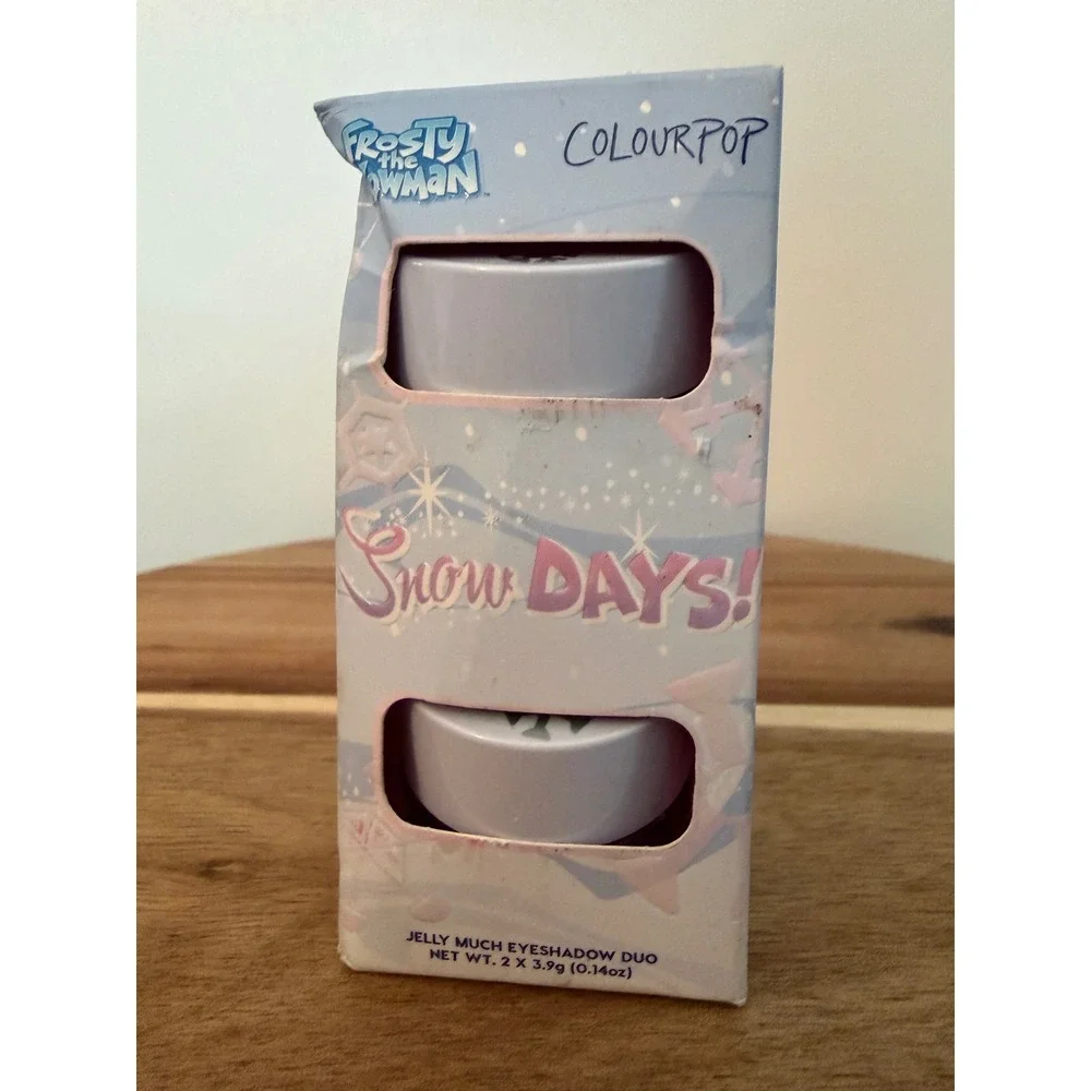 ColourPop X Frosty The Snowman Snow Days Jelly Much Eyeshadow Duo New In Box